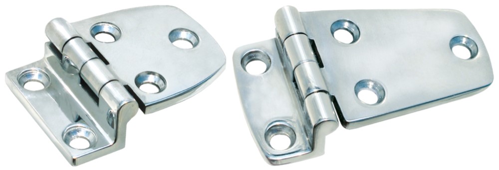 Inox tečaj (pant) za izven nivojski spoj, 53x37 mm , AISI 316 visoki sijaj