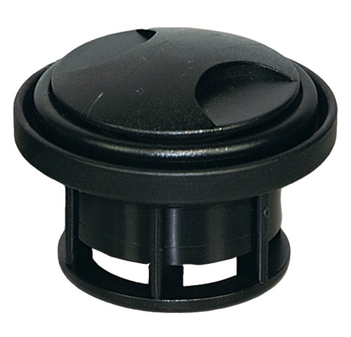 Ventil za čolne "COMPACT", črn za fi 35 mm