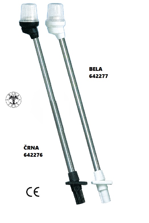 Teleskopsko svjetlo na stupiću, duljina 54 cm, BIJELO
