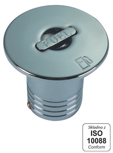 Čep za gorivo, polirana površina z napisom FUEL