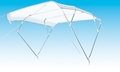 Bimini aluminij, bel, 4 loki, 205x250cm mod."Oaza"