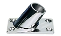 Pravokotna baza pod kotom 60°, inox - fi22mm