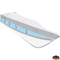 Pokrivalo za čoln Covy Lux velikost XL 580-650 cm