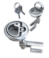 Inox 316 odpiralo za pokrove premera 60 mm z ključavnico