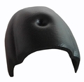 Črn terminal 40mm za profil HN 34x18mm