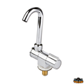Zložljiva enoročna desna pipa-sanitarna armatura priklop 3/8" moški