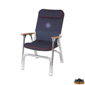 Aluminijast zložljiv stol A 83 cm B 57 cm, eloksiran