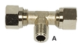 Priključak na ''T'', 1/4'' za bakrene cijevi fi 10 mm