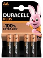 Baterije Duracell AA, 4 komada