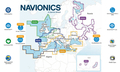 Karta Navionics Platinum+ Sredozemsko in Črno morje