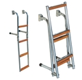 Pregibna inox lestev 4 stopničke Jupiter, 105x27 cm