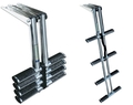 Lestev teleskopska 4 stopničke za gumenjake