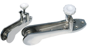 Inox premčni valjček z zaklepom, 340x240 mm
