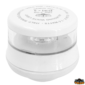 LED okrogla sidrna luč brez podstavka (nadomestna) Gemini 360° belo ohišje višina 90 mm