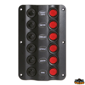 Komandna ploča s 6 osiguračima i LED IP54