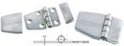 Pokriti inox tečaj (pant) 57x40 mm nesimetričen, AISI 316