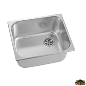 Pravokotni umivalnik 380x380 mm inox