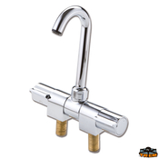 Zložljiva dvoročna pipa-sanitarna armatura  priklop 2x 3/8" moški
