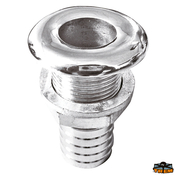 Skozik - izpust v morje, inox s priključkom za cev 1/2"