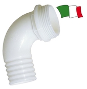 L - priključek za rezervoar 1" 1/4-12mm, 90°, 38mm PVC