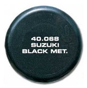 Namenska barva v spreju za SUZUKI črna metalna