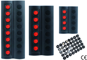Vodotesna LED plošča IP65, 4 x ON-OFF stikala