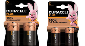 Baterije Duracell Plus D, 2 kosa