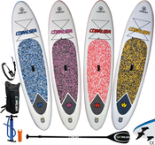 SUP Coral Sea 320x75x15 cm modra s tlačilko in veslom
