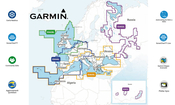 Karta Garmin Navionics+ Mediterranean Sea and Black Sea