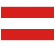 Zastava Avstrija, 20x30 cm