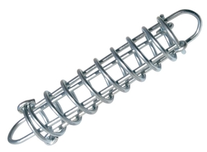 Blažilnik zategovanja vrvi, inox, 330 mm