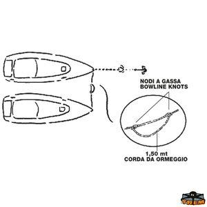 Blažilnik za priveznu konopu