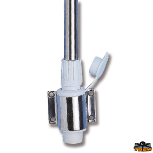 Inox zamjenski držač za montažu stupa svjetla na zid 60x64,5 mm