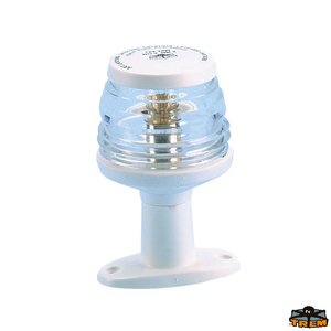 Sidreno LED svjetlo 360° s podnožjem EASY LED, bijelo kućište