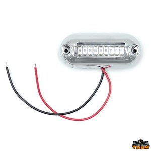 9 LED podvodna luč AISI 316 modre barve