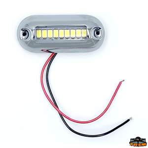 9 LED podvodna luč AISI 316 modre barve