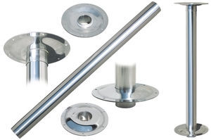 Inox noga za mizo 700 mm