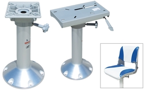 Vrtljiva aluminijasta noga 465 mm brez drsne plošče