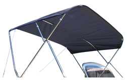 Bimini inox, 3 loki, moder, 245x235 cm
