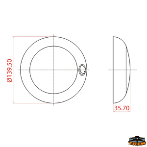 LED reflektor 20 LED, s stikalom, srebrne barve