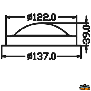 LED stropna svjetiljka, plafonjera za površinsku montažu, 20 LED, 0,2 W, s prekidačem, promjer 93 mm