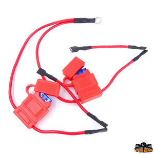 Držač osigurača s poklopcem, crveni