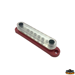 Busbar razdelilna letev 12xM4 - 2xM6 150A, črna