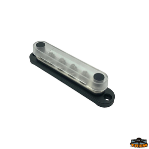 Busbar razdelilna letev 6xM6 150A, rdeča