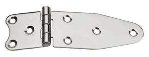 Inox tečaj (pant) 129x40 mm, nesimetričen, AISI 316