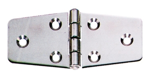 Trapezoidni inox tečaj (pant) 110x45 mm, visoki sijaj 