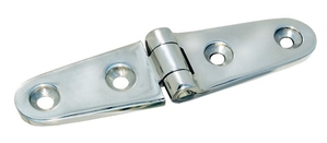 Podolgovat inox tečaj (pant) 100x25 mm, AISI 316 visoki sijaj