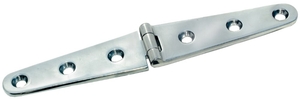 Podolgovat inox tečaj (pant) 155x26 mm, AISI 316 visoki sijaj