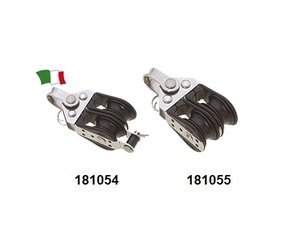 Dvojni škripec s U končnikom, vrv 6mm