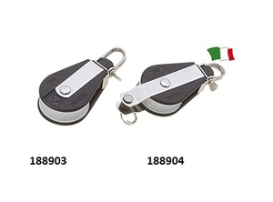 ojačan enojni škripec, vrv 8mm